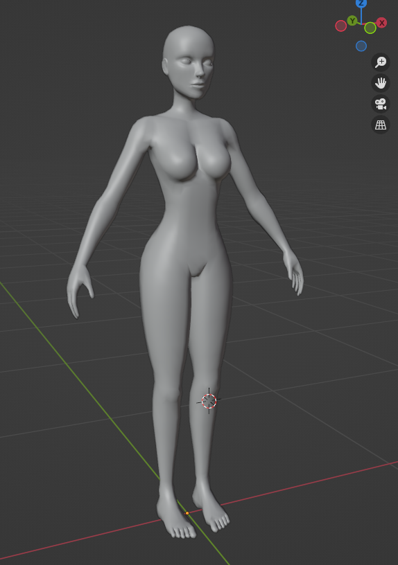 Look! She looks human!